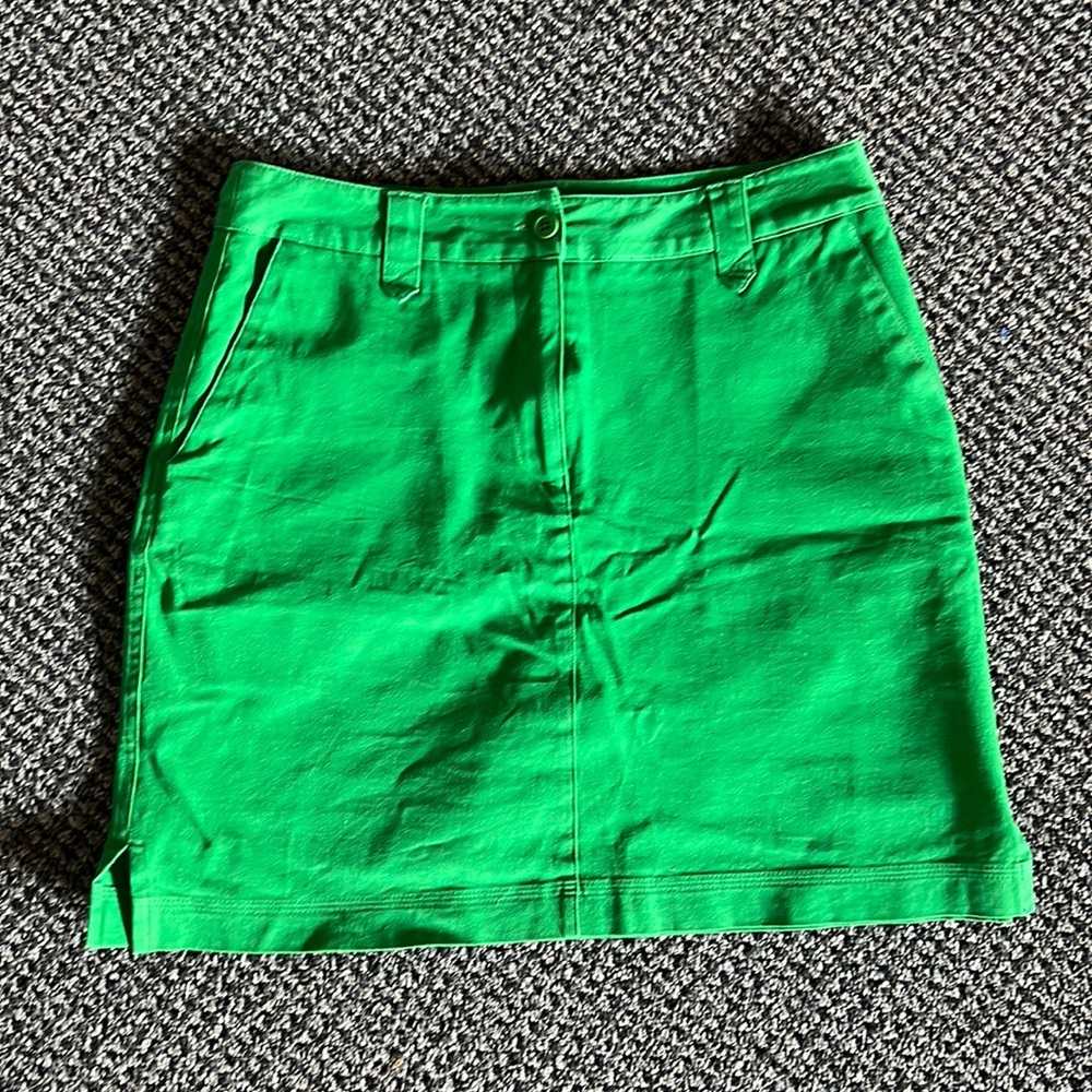 Kelly Green Golf Skort